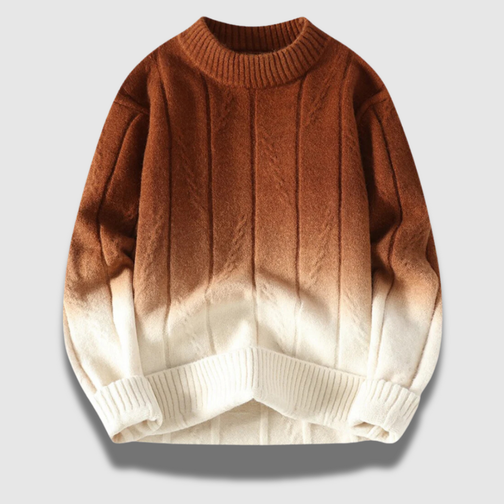 Maglione da uomo Premium, morbido e confortevole, con motivo a gradi