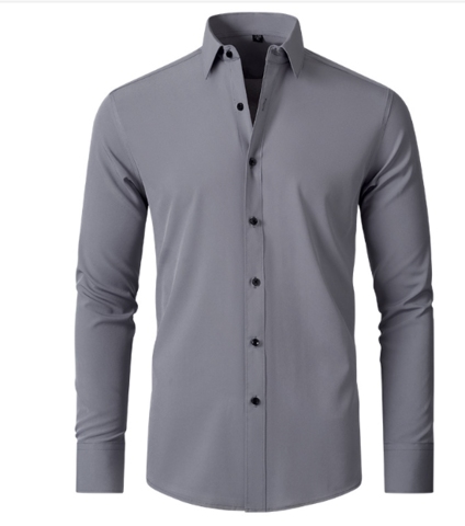 Camicia da uomo premium elasticizzata e antipiega