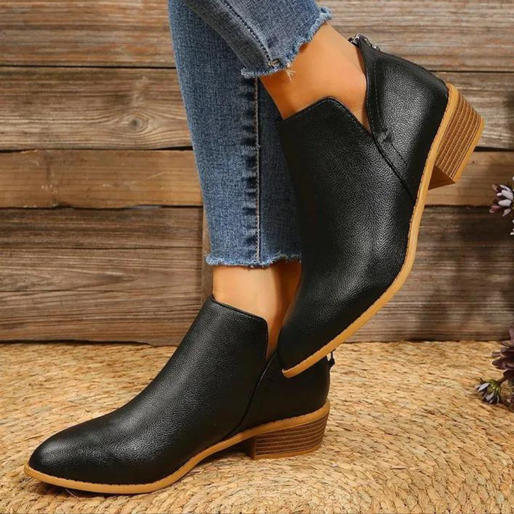 Eleganti stivali corti da donna - Scarpe comode