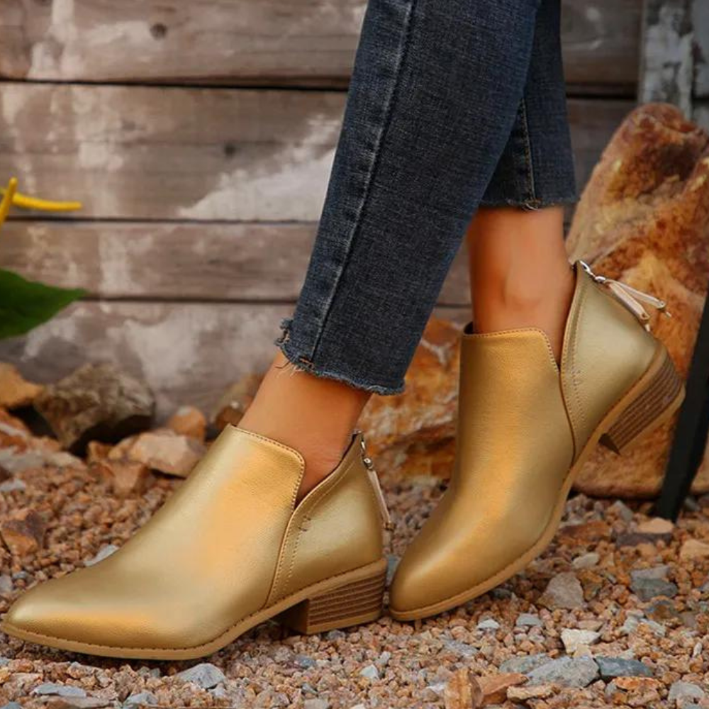 Eleganti stivali corti da donna - Scarpe comode