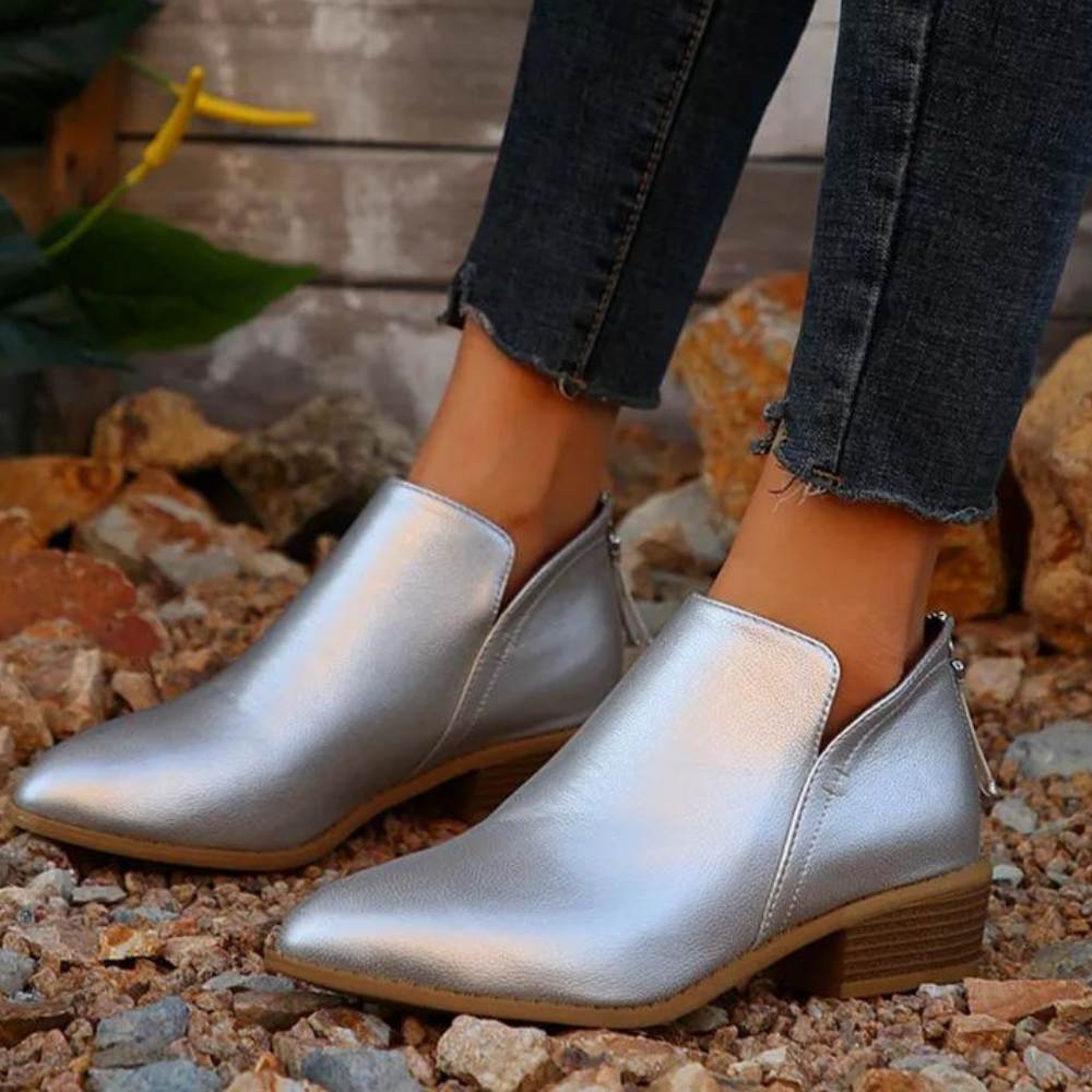 Eleganti stivali corti da donna - Scarpe comode