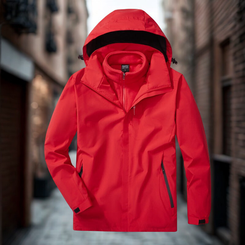 Giacca Outdoor 3-in-1 Impermeabile da Donna – Giacca Versatile Foderata in Pile