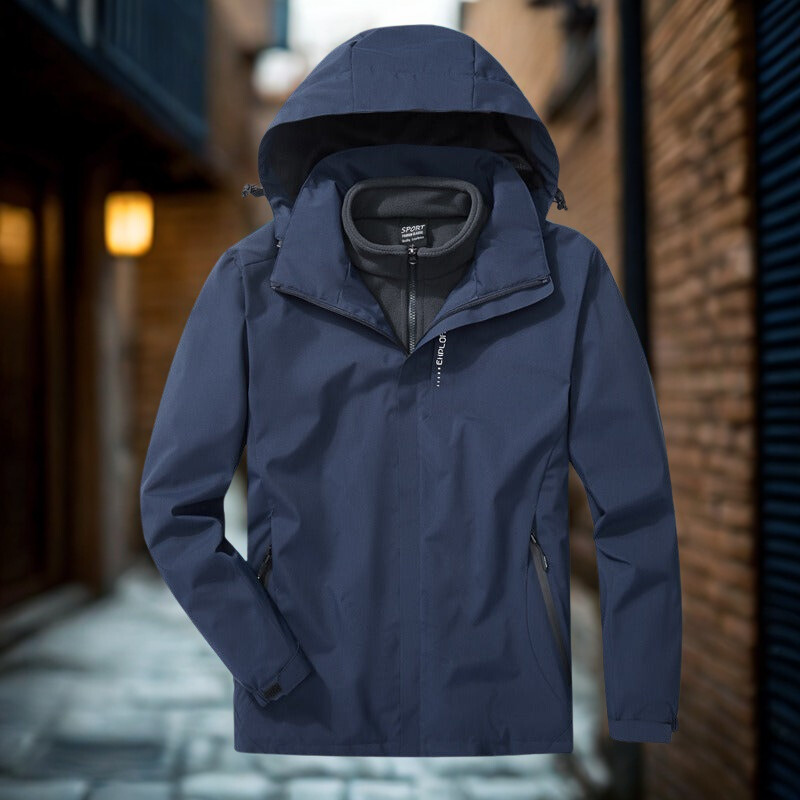 Giacca Outdoor 3-in-1 Impermeabile da Donna – Giacca Versatile Foderata in Pile