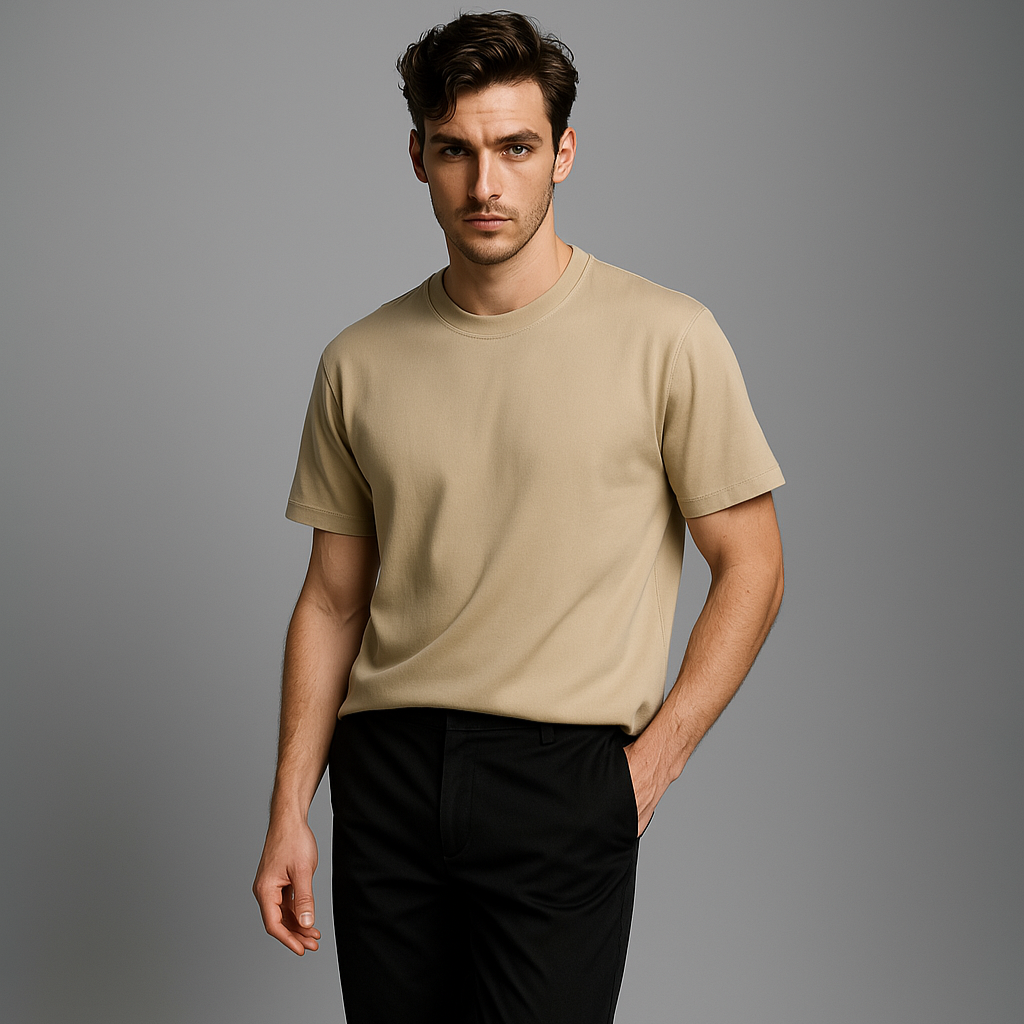 T-shirt a maniche corte da uomo Premium Sleek – Top casual leggero, confortevole e traspirante per tutti i giorni