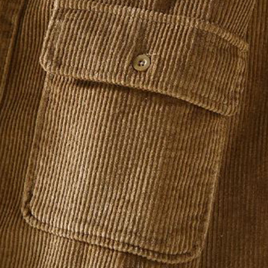 Giacca in pile - Classica - A coste - Ideale per l'inverno
