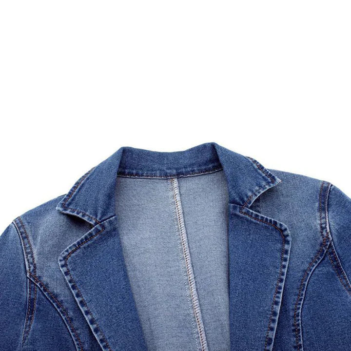 Blazer elegante in denim da donna