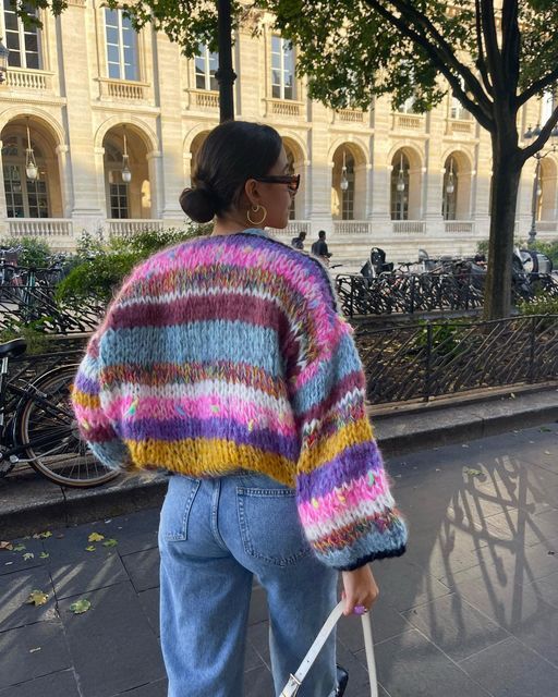 Cardigan morbido da donna con taglio aperto – Maglia elegante e colorata