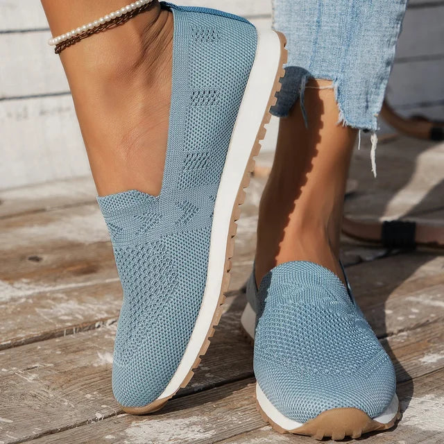 Mocassini in rete comfort da donna