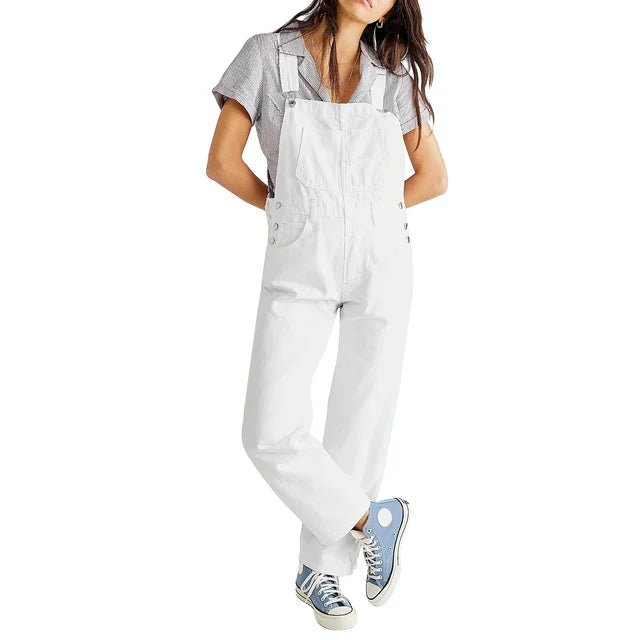 Tuta in denim per un'estate casual chic