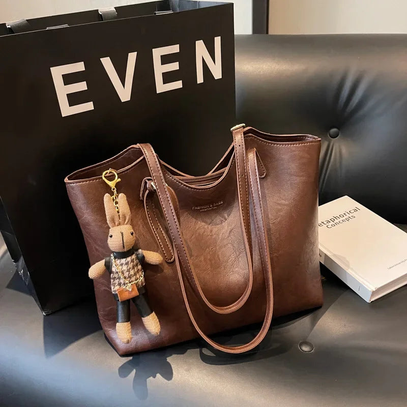 Elegante borsa a tracolla in pelle vegana per donna - Borsa versatile per tutti i giorni