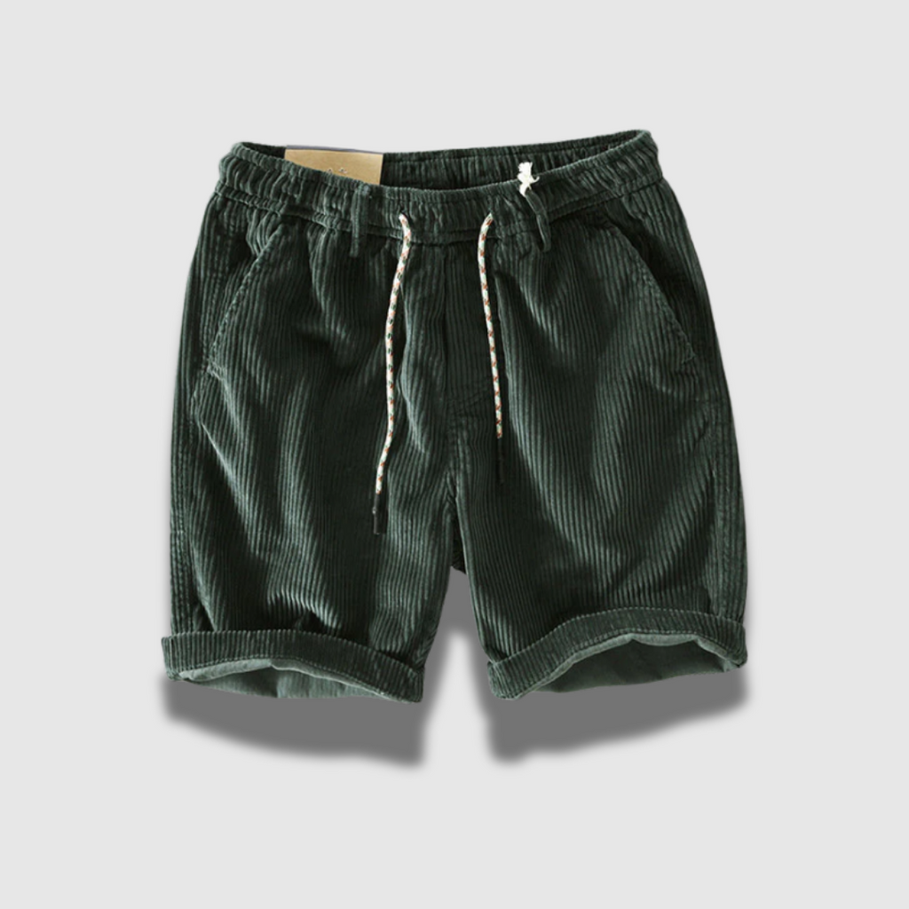 Pantaloncini da uomo in velluto a coste Premium, morbidi e traspiranti