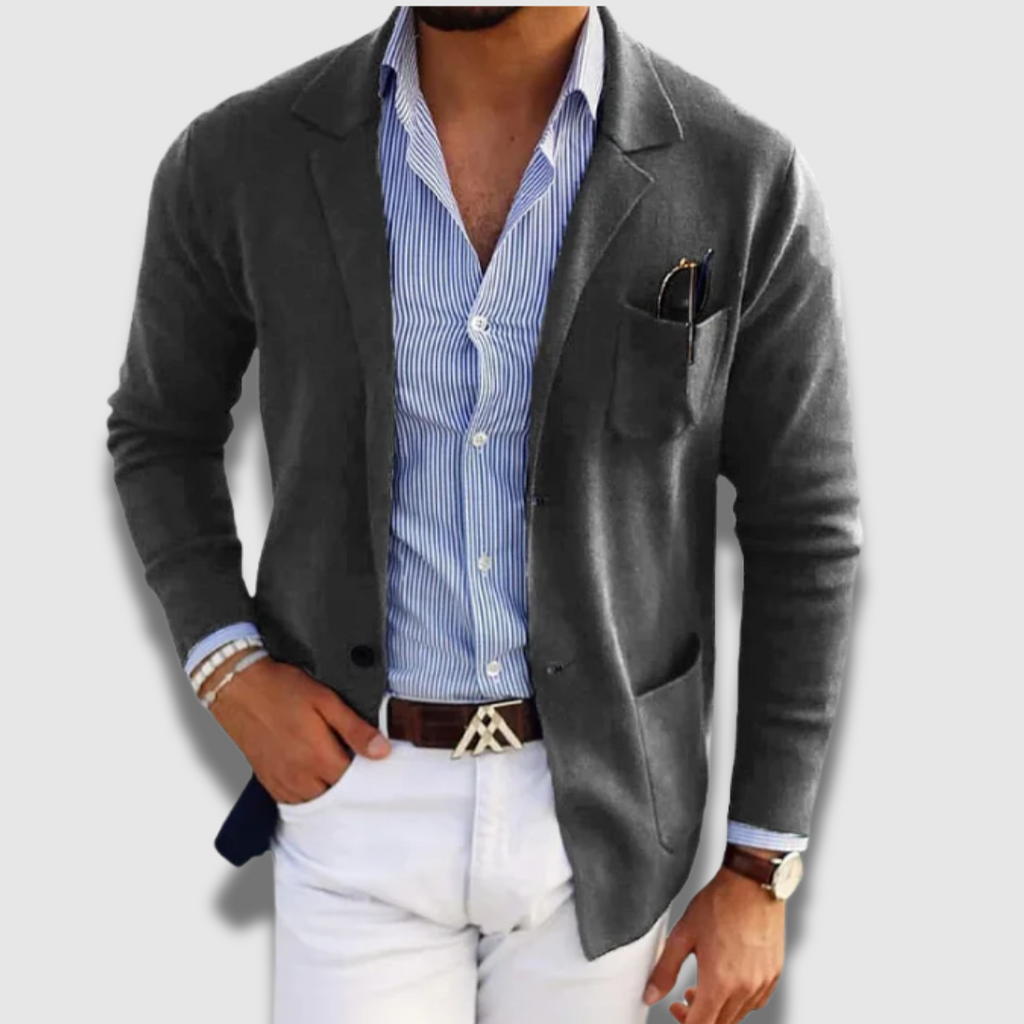 Blazer da uomo classico Premium sartoriale comodo formale
