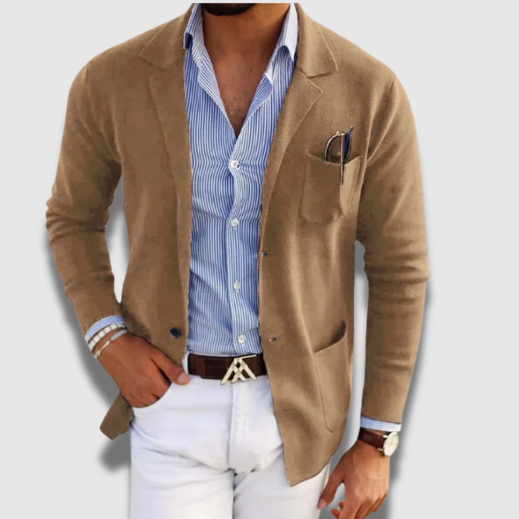 Blazer da uomo classico Premium sartoriale comodo formale