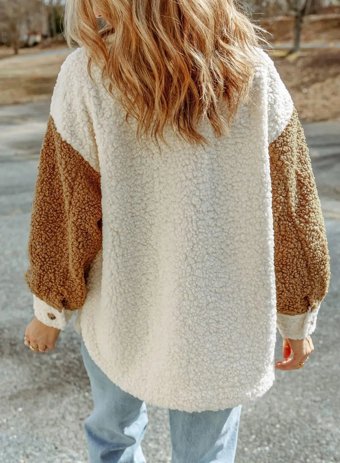 Giacca Sherpa contemporanea da donna - Collezione invernale