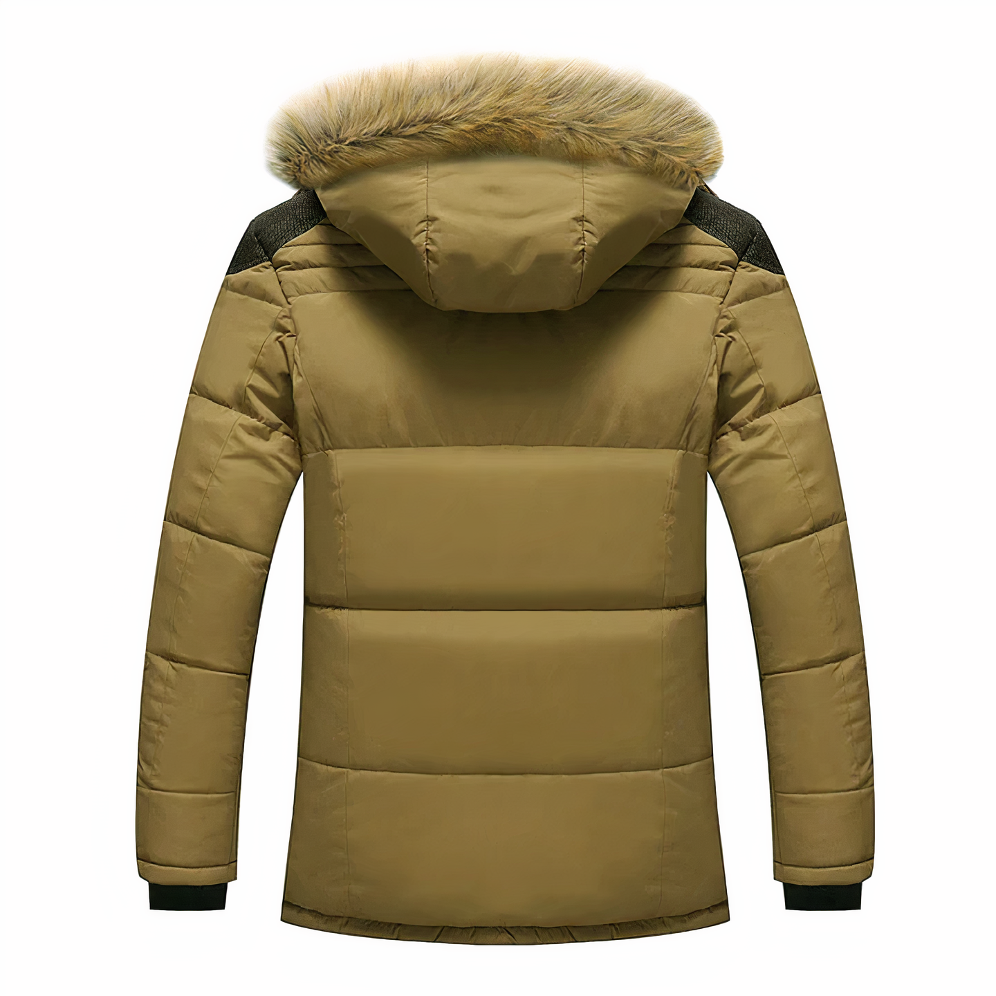 Parka da uomo con cappuccio rimovibile
