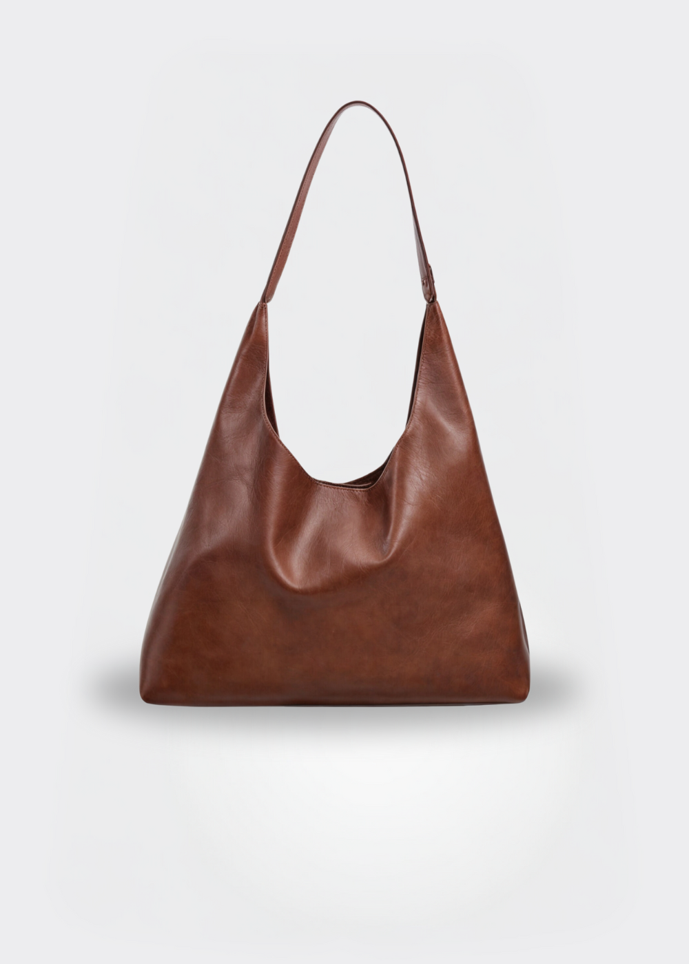 Borsa grande da donna – borsa in pelle vegana con cerniera