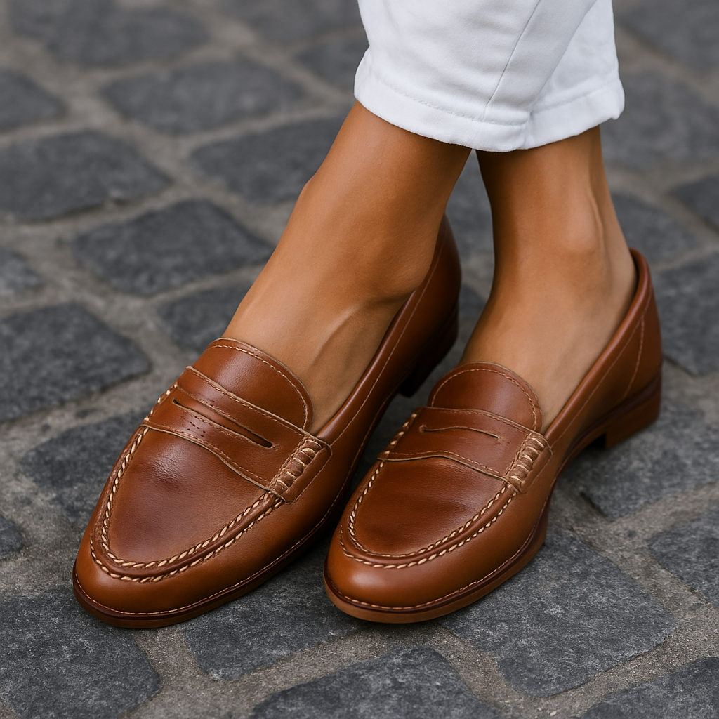 Mocassini donna eleganti in pelle scamosciata – stile classico e comfort