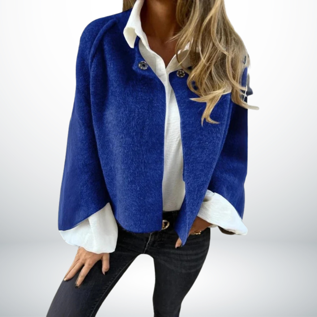 Cappotto corto di lusso per donna