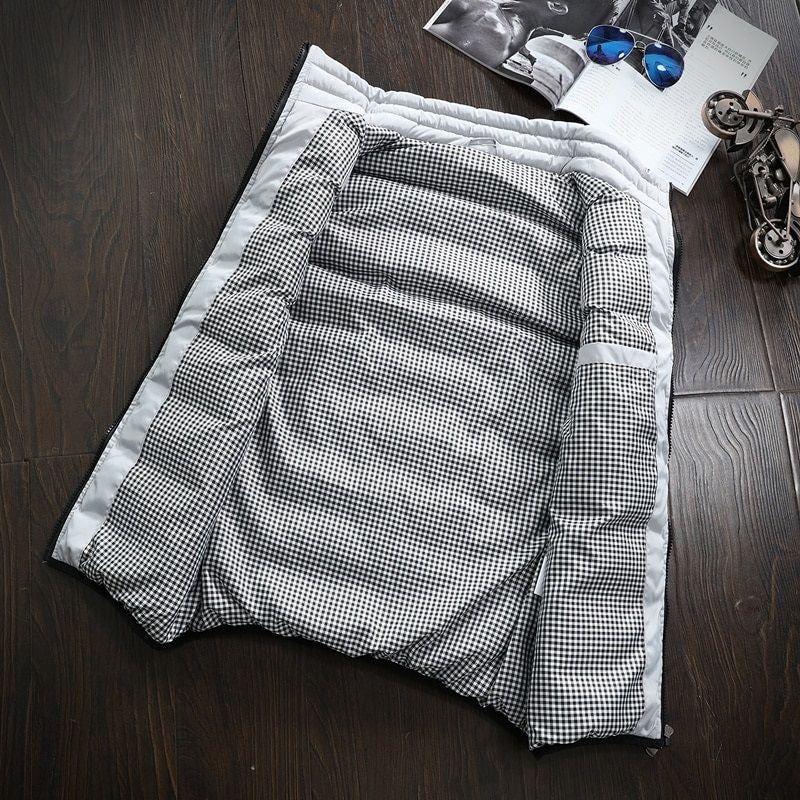 Vandtæt quiltet herrevest – Casual og varm jakke