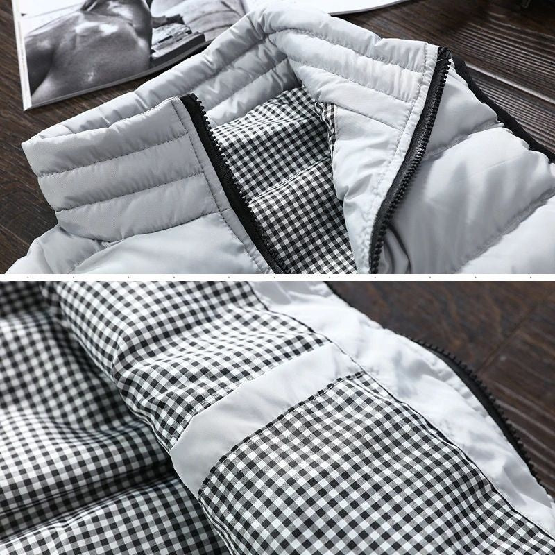 Vandtæt quiltet herrevest – Casual og varm jakke