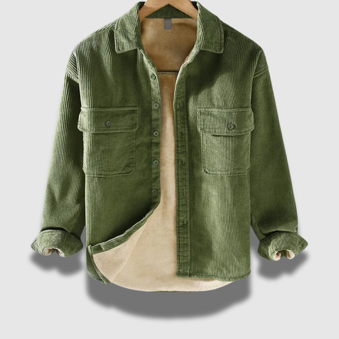 Giacca Premium Classic a coste in velluto a coste da uomo