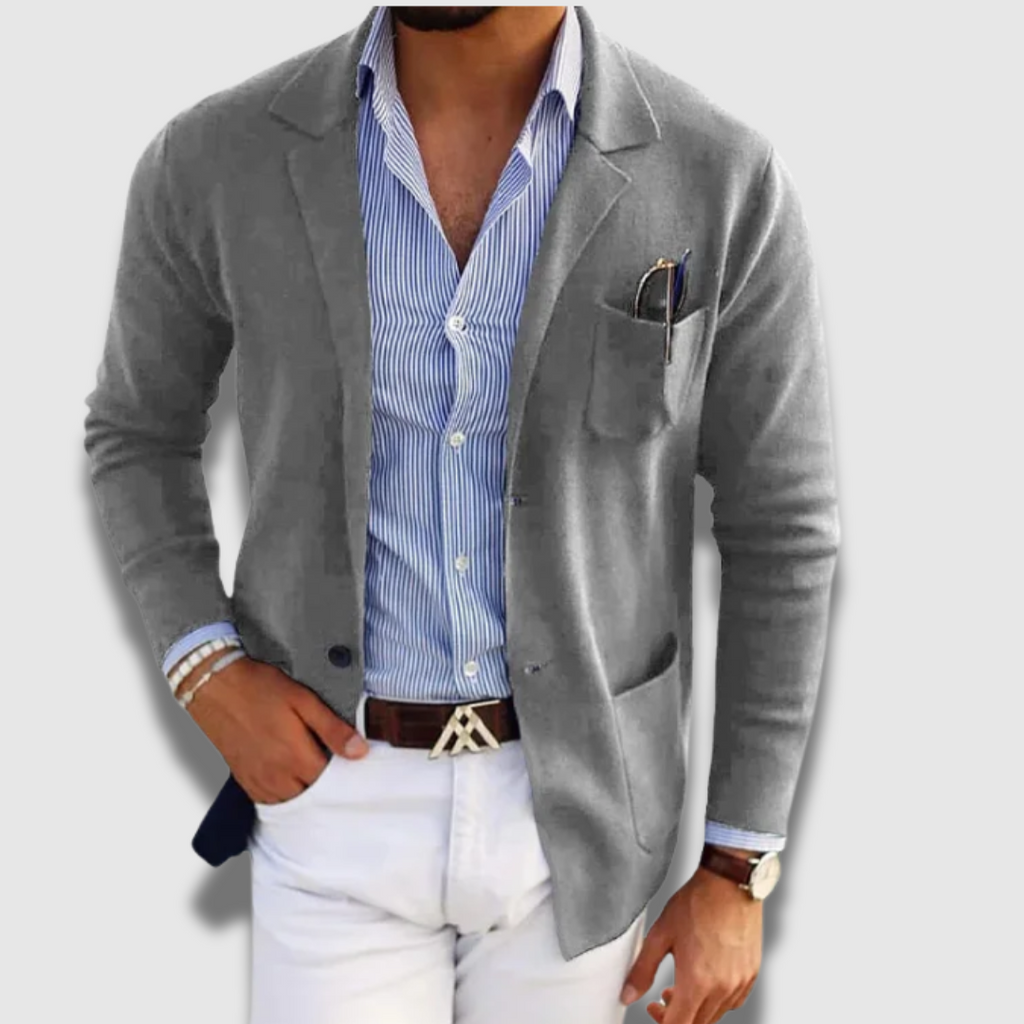 Blazer da uomo classico Premium sartoriale comodo formale