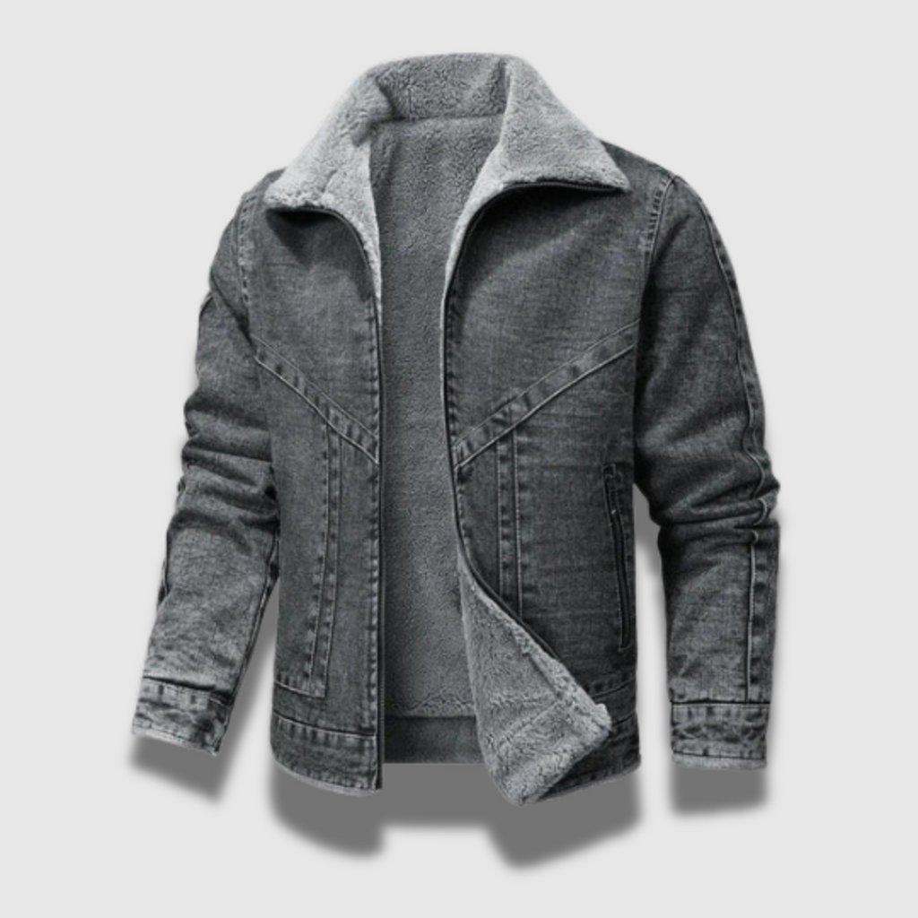 Giacca in denim da uomo premium e resistente