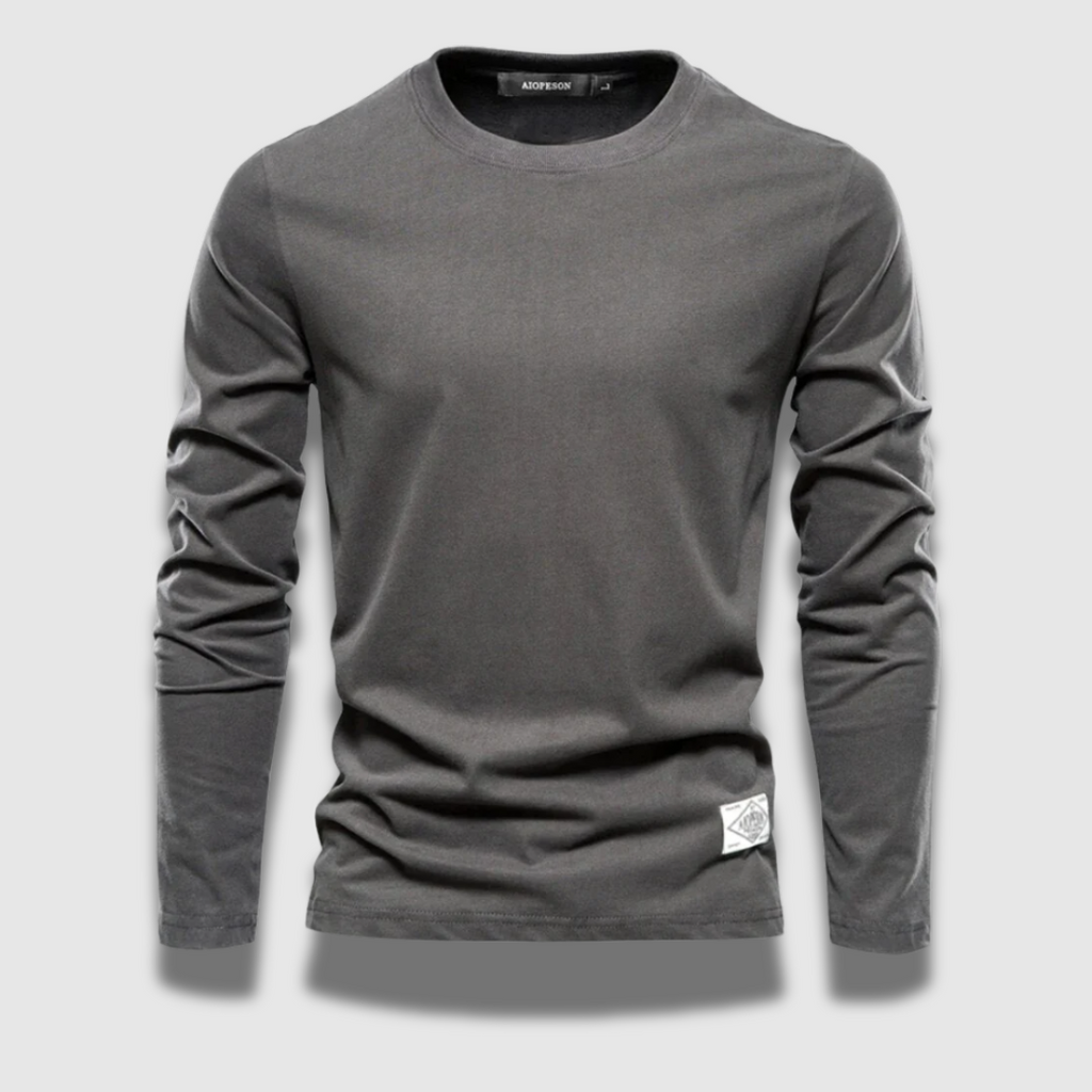 Maglietta a maniche lunghe elegante e casual da uomo