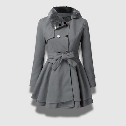 Cappotto trench lungo ed elegante da donna di qualità superiore