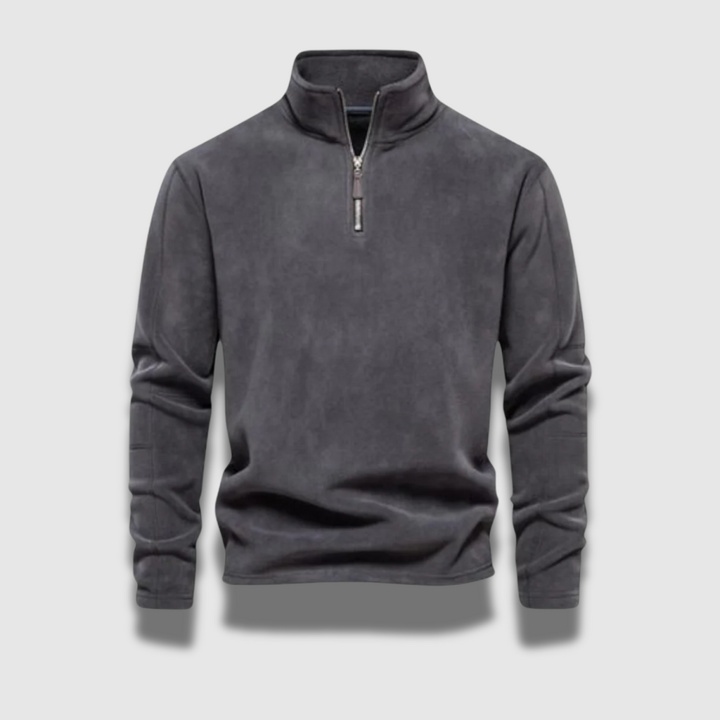 Maglione invernale moderno e morbido in pile da uomo