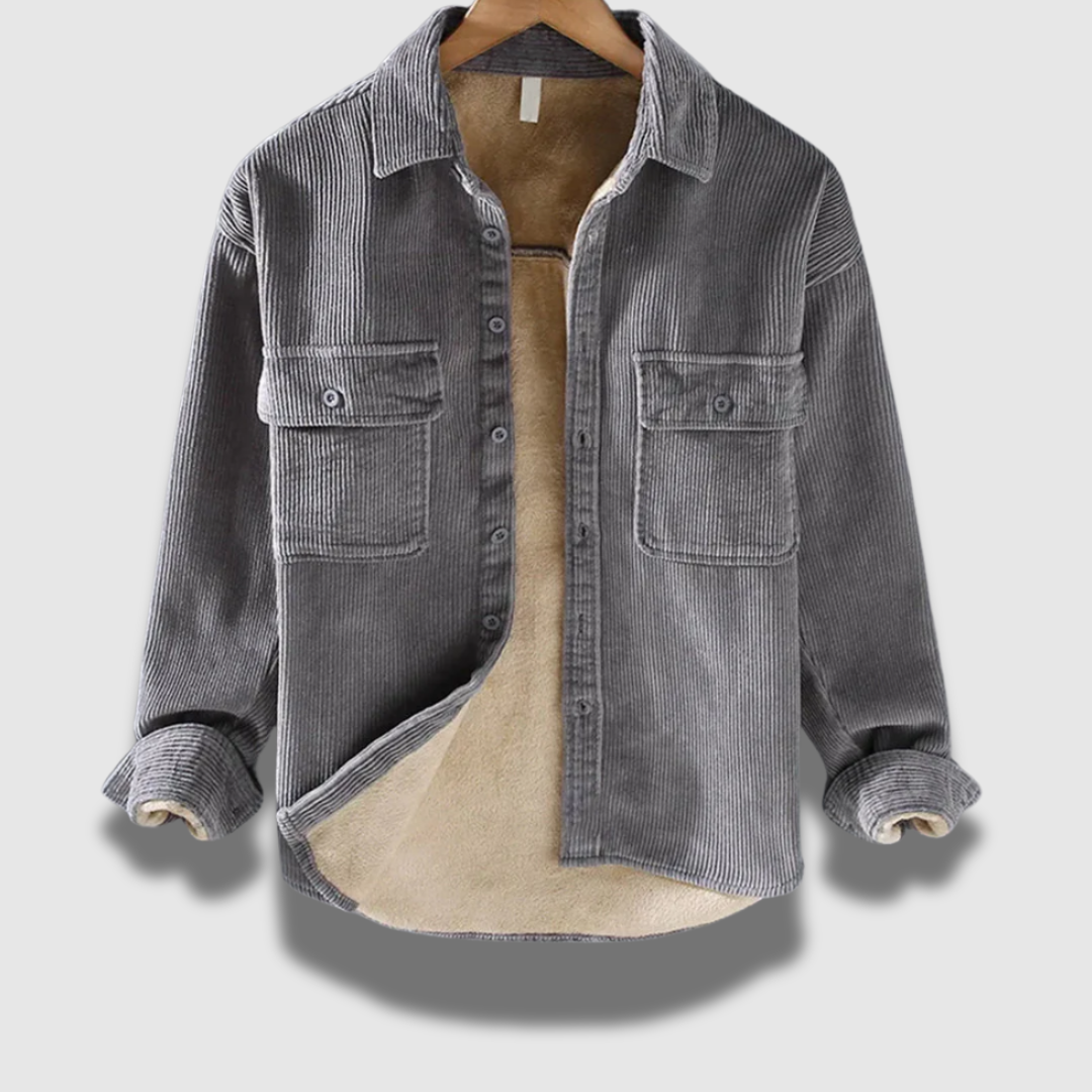 Giacca Premium Classic a coste in velluto a coste da uomo