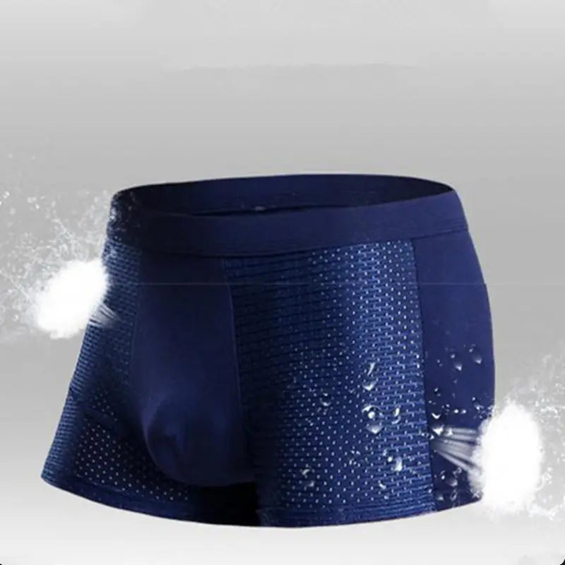 Boxer da uomo in bambù, confezione da 4 - Intimo traspirante e confortevole