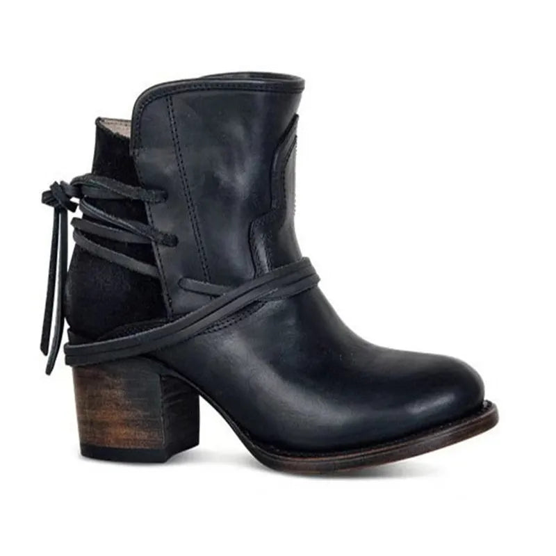 Stivali western in pelle vintage