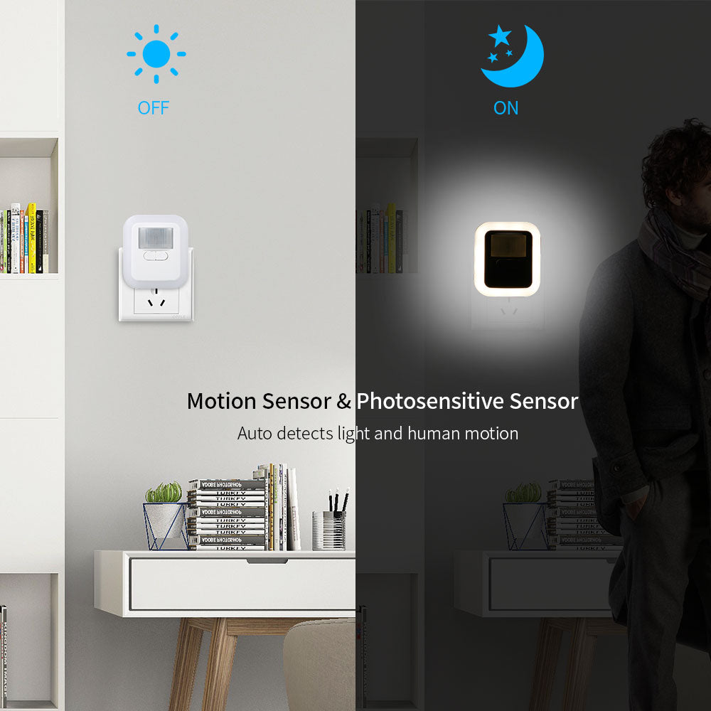 Luce notturna a LED con sensore di movimento