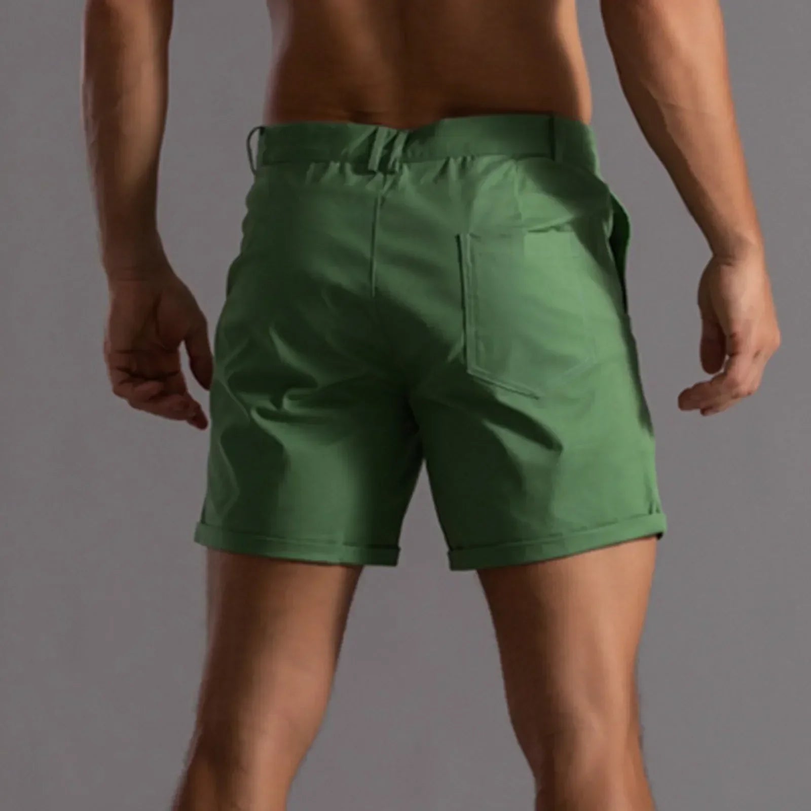 Short uomo elegante – pantaloncini uomo da città in tessuto leggero
