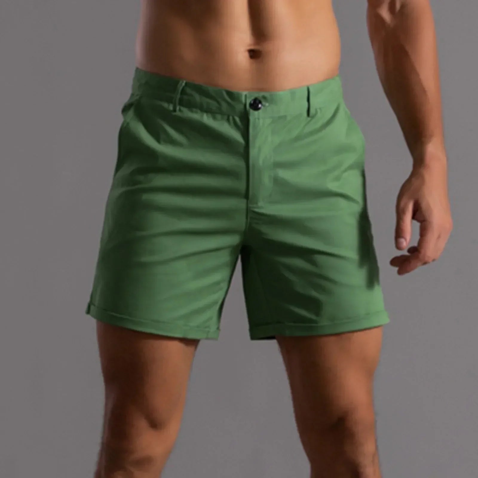 Short uomo elegante – pantaloncini uomo da città in tessuto leggero
