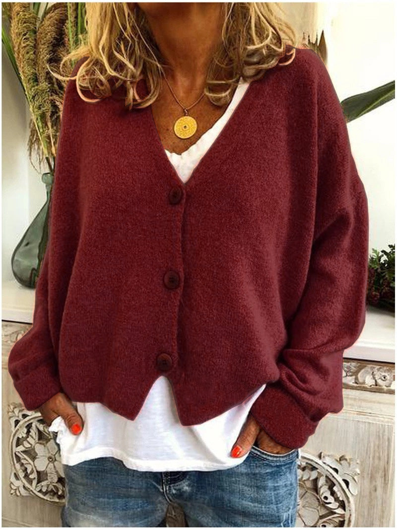 Cardigan lavorato a maglia da donna