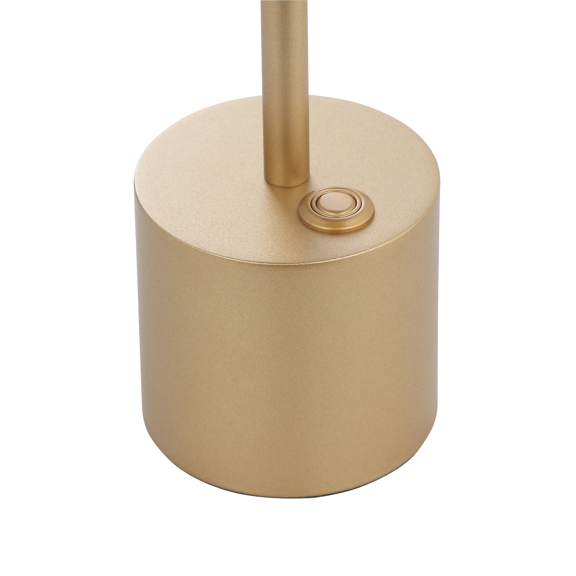 Oro Lampada da tavolo ricaricabile in metallo con LED – Lampada da scrivania con controllo touch e autonomia di 17 ore, illuminazione wireless moderna e dimmerab