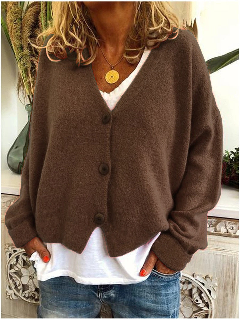 Cardigan lavorato a maglia da donna