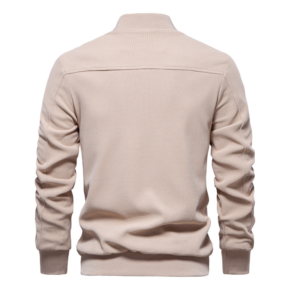 Giacca con cappuccio isolante ed elegante da uomo - Comodo capospalla con cerniera
