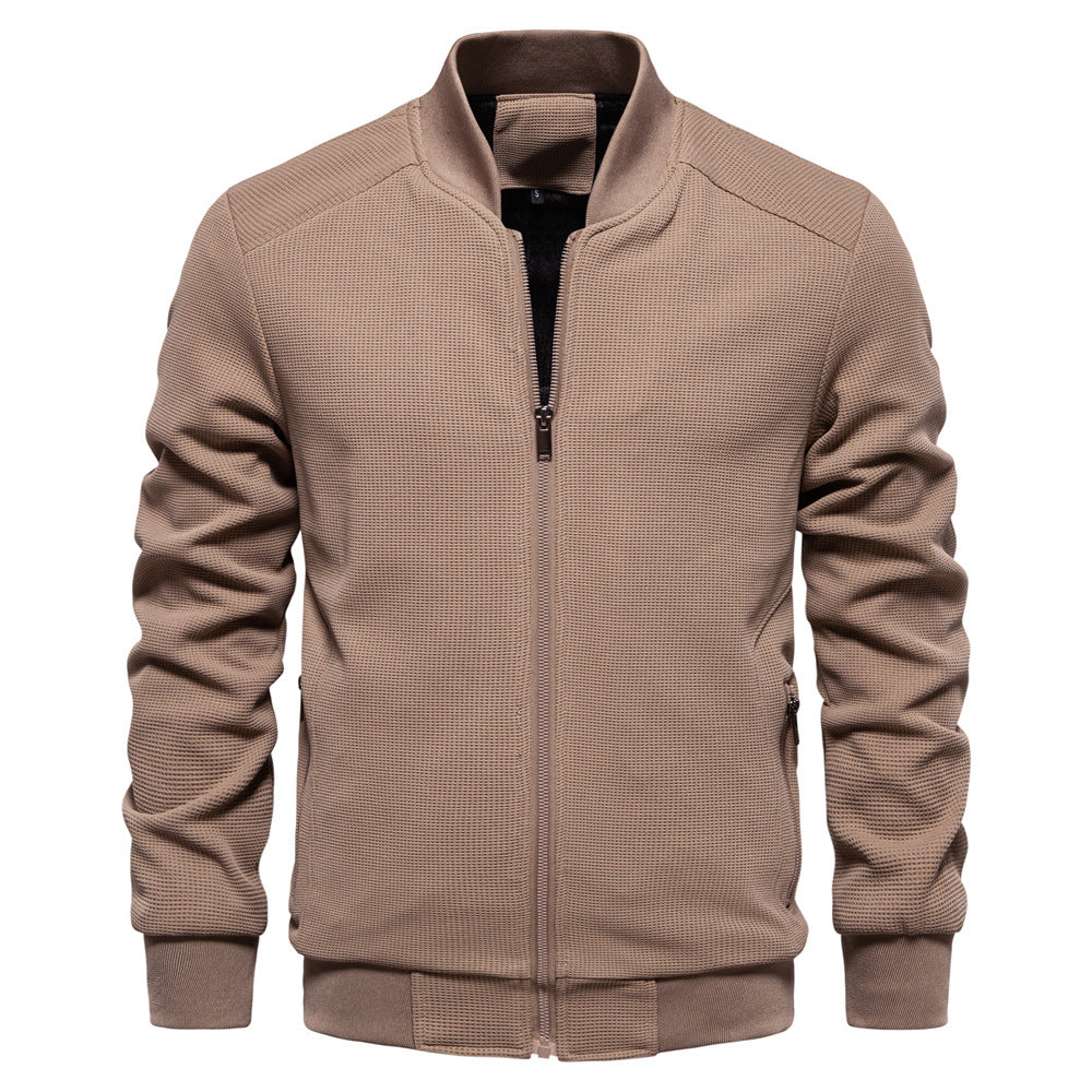 Giacca con cappuccio isolante ed elegante da uomo - Comodo capospalla con cerniera