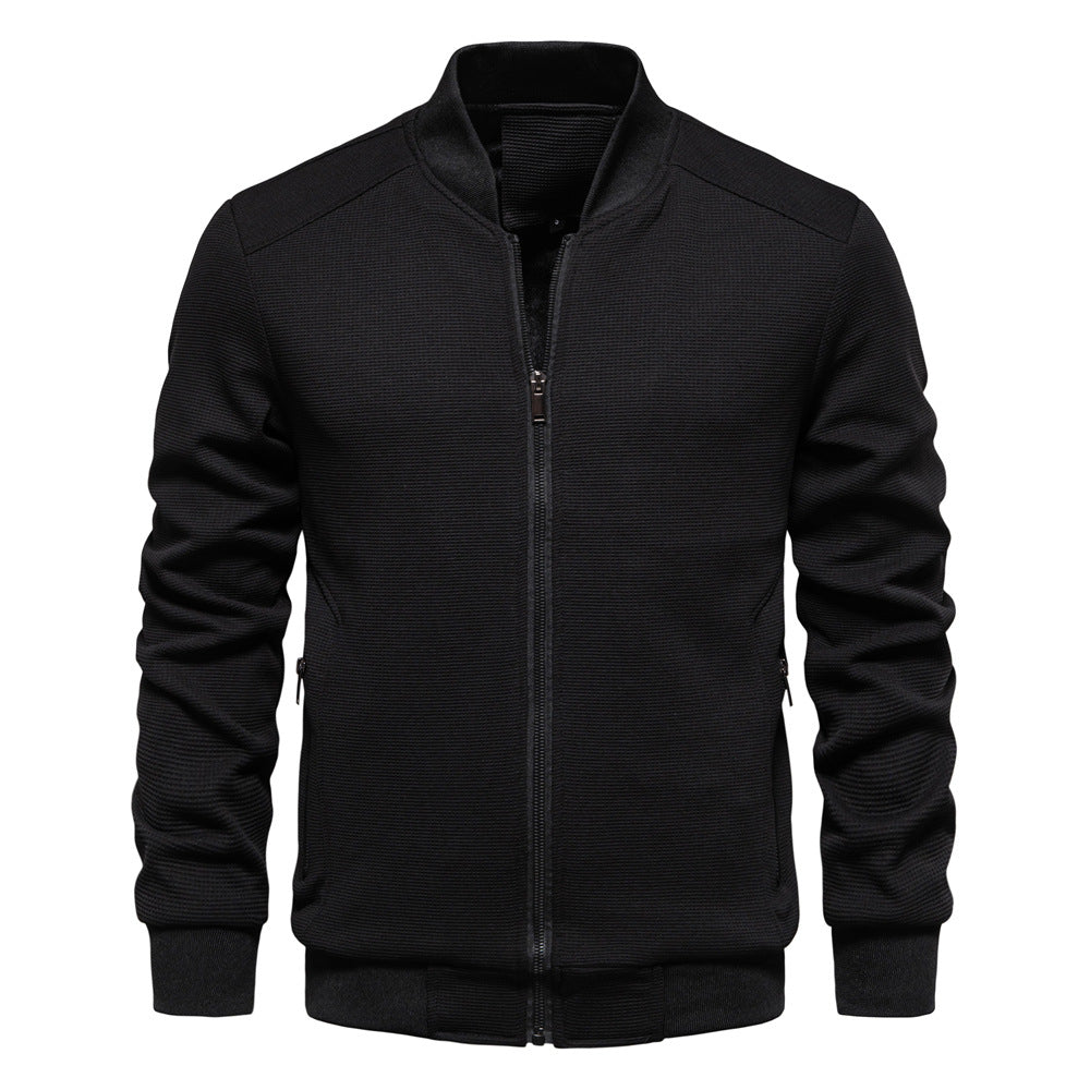 Giacca con cappuccio isolante ed elegante da uomo - Comodo capospalla con cerniera