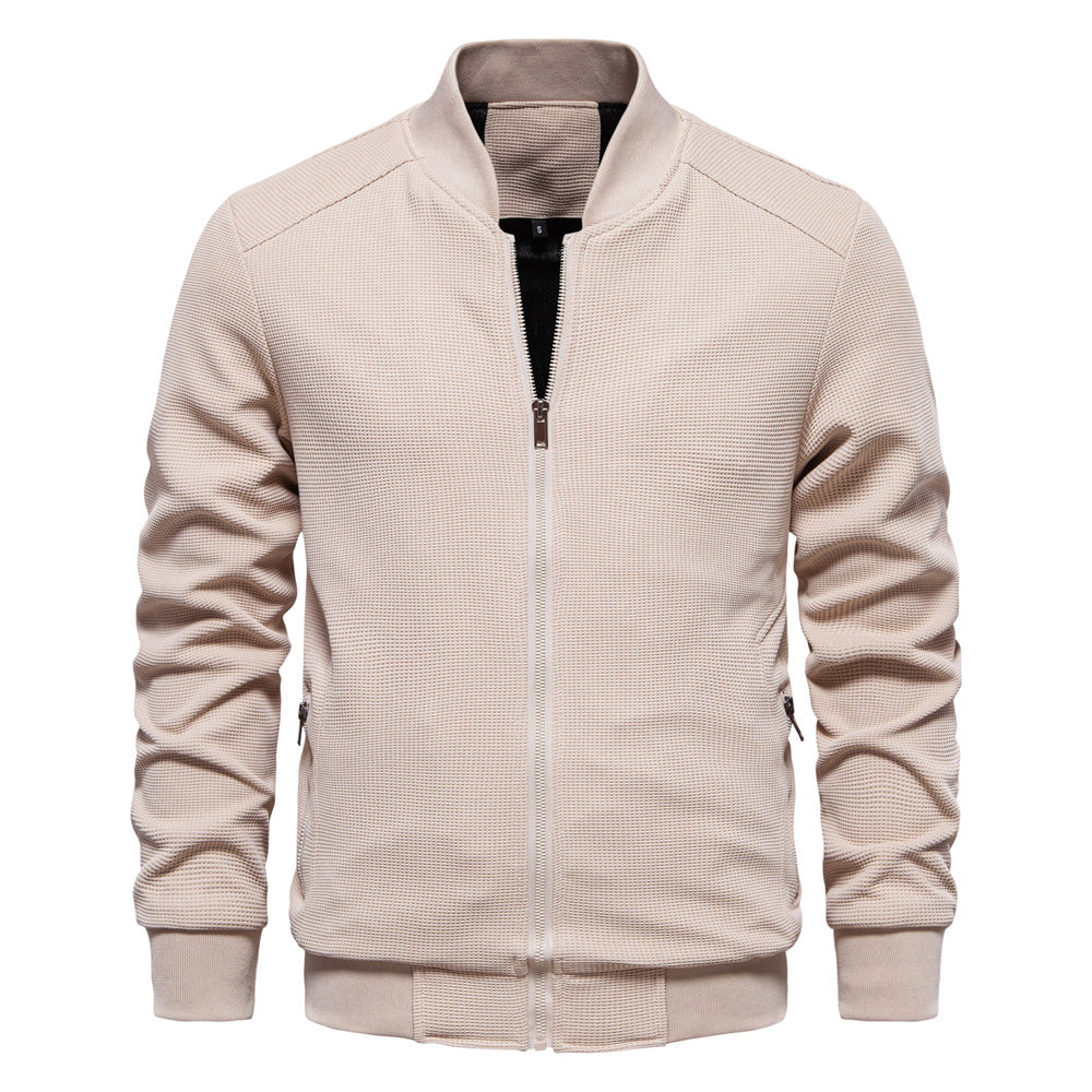 Giacca con cappuccio isolante ed elegante da uomo - Comodo capospalla con cerniera