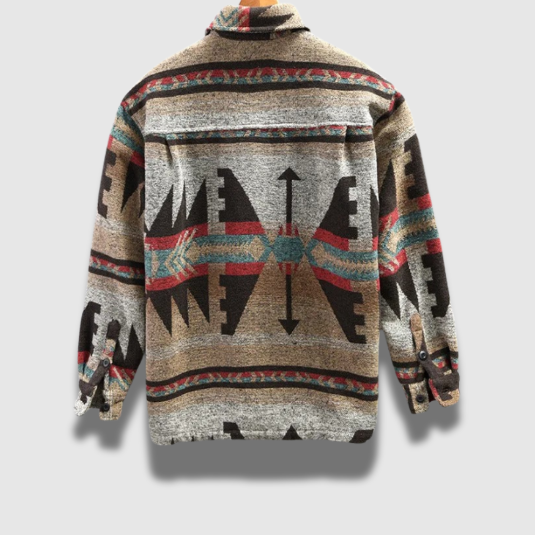 Giacca casual da uomo con abbottonatura calda