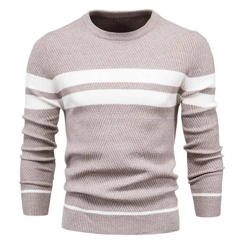 Maglione lavorato a maglia da uomo