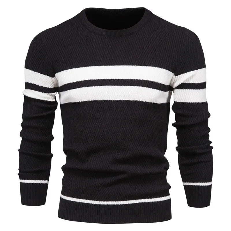 Maglione lavorato a maglia da uomo