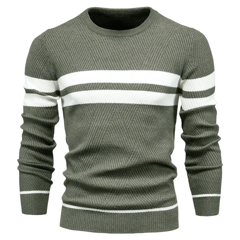 Maglione lavorato a maglia da uomo