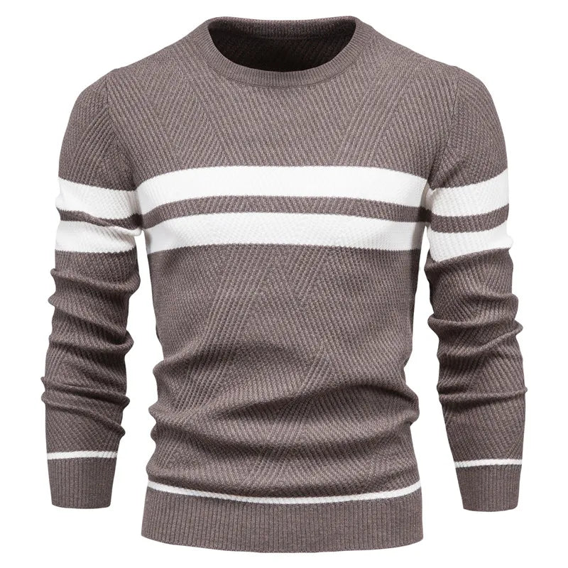 Maglione lavorato a maglia da uomo