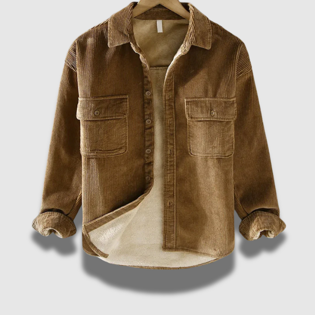 Giacca Premium Classic a coste in velluto a coste da uomo