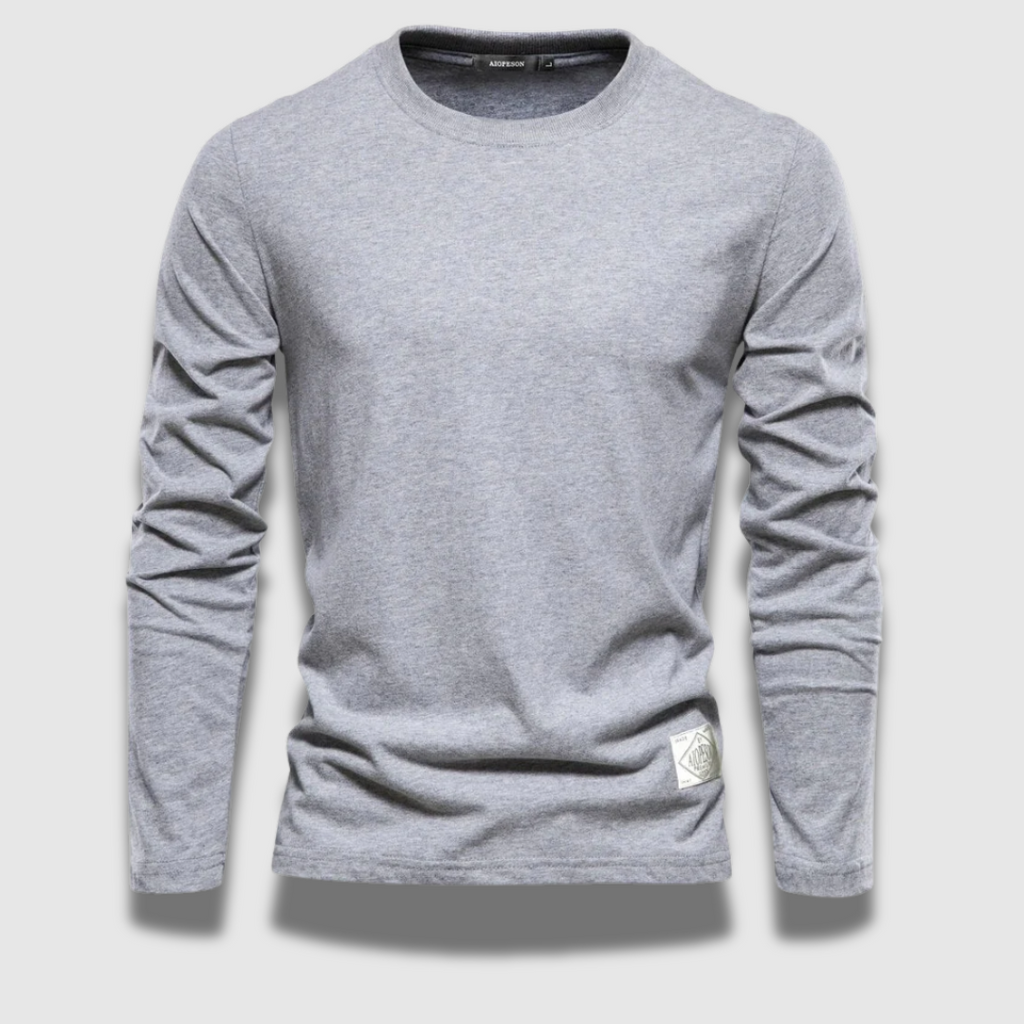 Maglietta a maniche lunghe elegante e casual da uomo